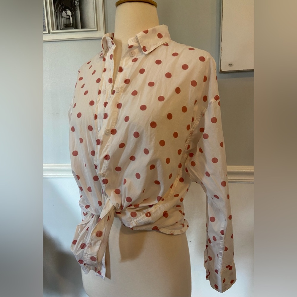 J. Crew relaxed cotton button up